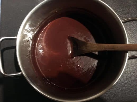 Melting Chocolate for Truffles