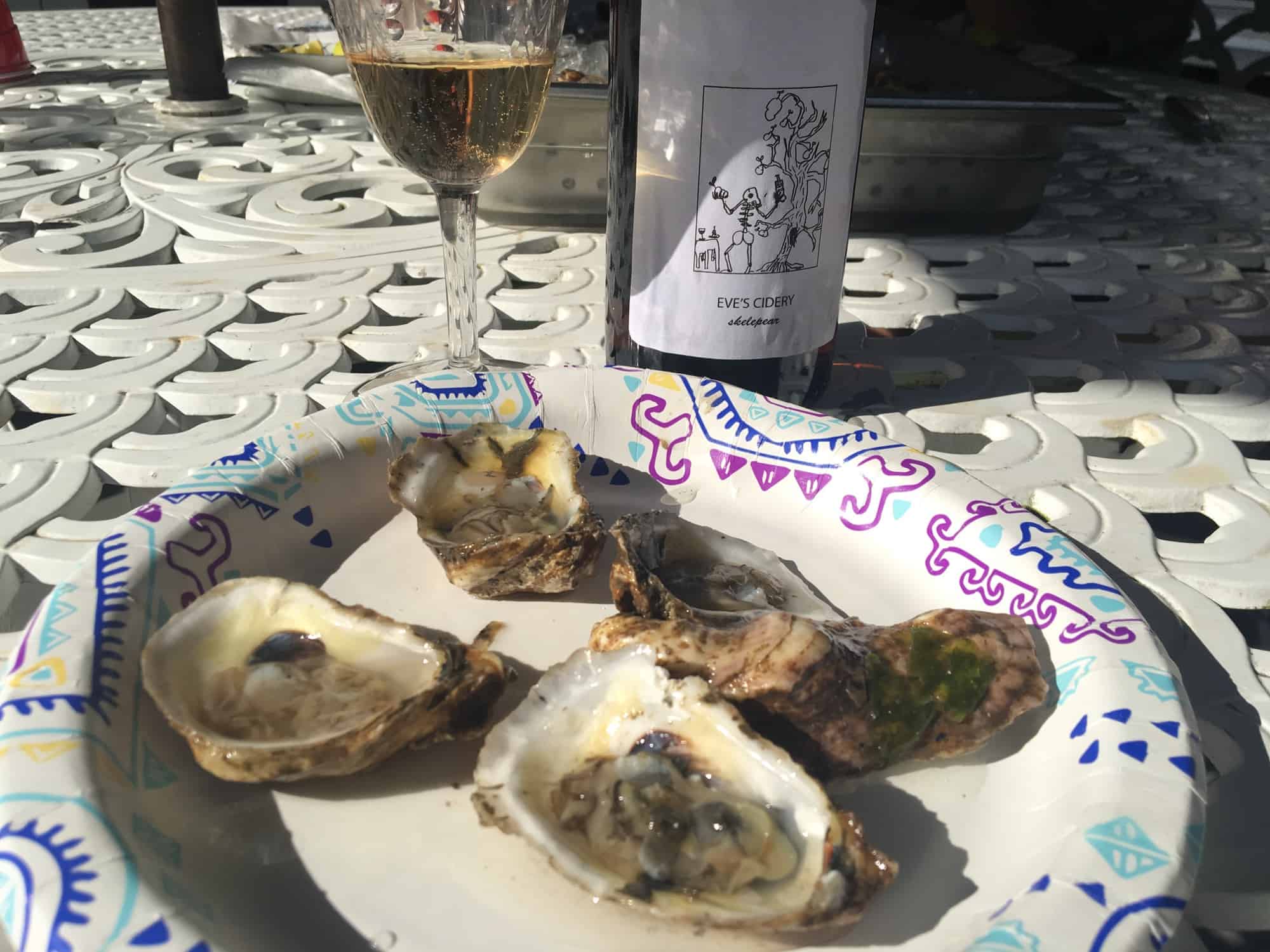 Raw Oysters and Perry