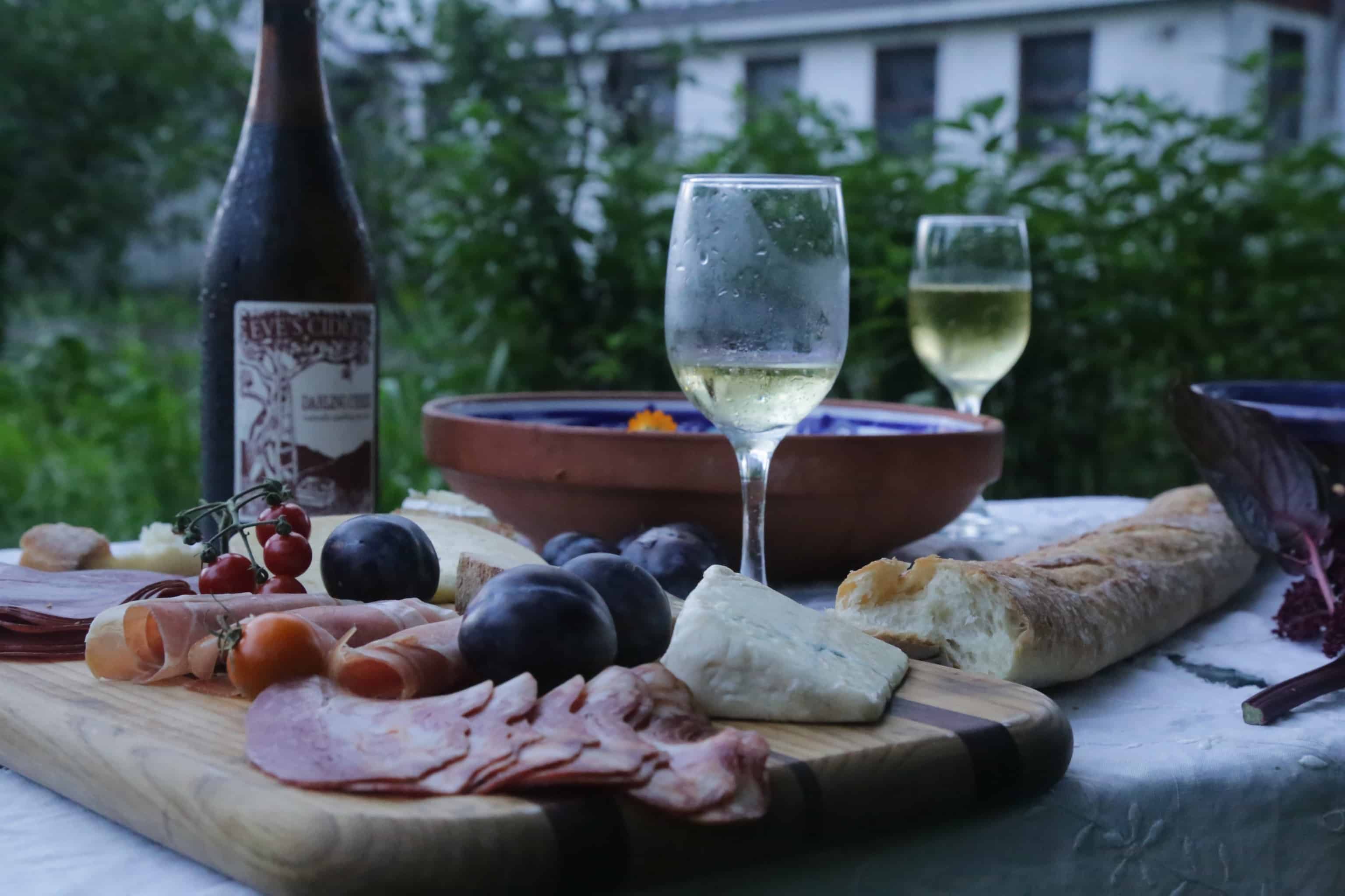 food charcuterie Eve's Cidery